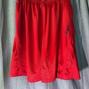 Gently Used And1 Red Athletic Shorts with Logo
